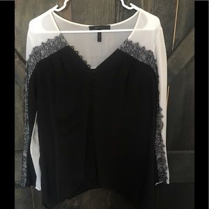 BCBG silk top